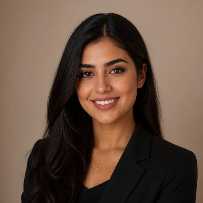 Portrait of Laila Mansour, Curator